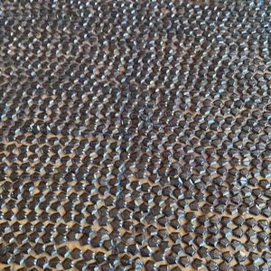 BAJRA.. gunmetal beaded scarf,🌺